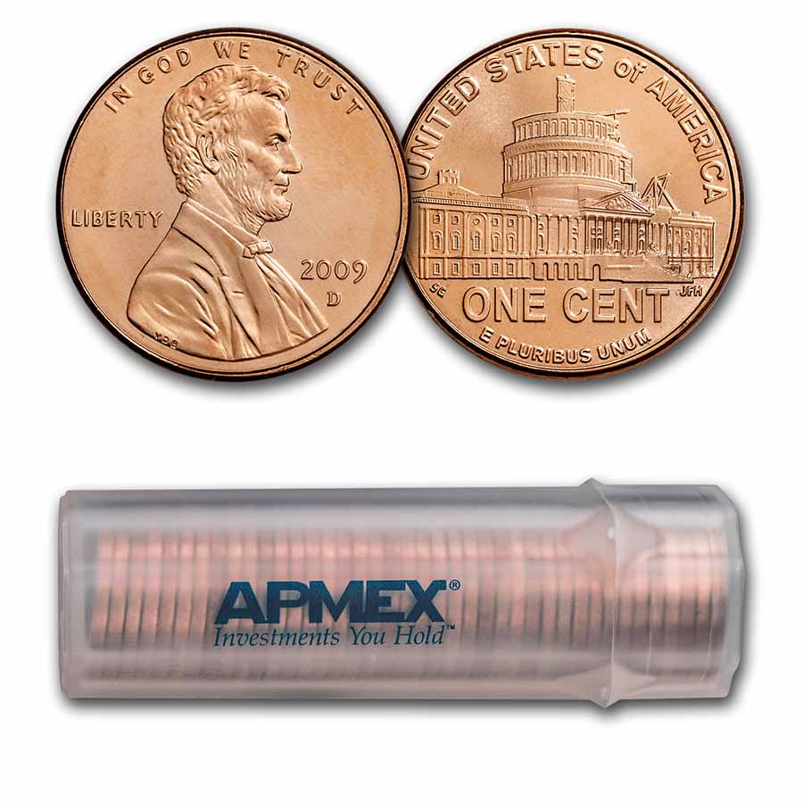 2009D Lincoln Cent Presidency 50Coin Roll